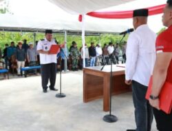 Bupati Kukar Lantik Pj Kades Long Beleh Modang, Harap Bisa Jalin Kerja Sama yang Baik