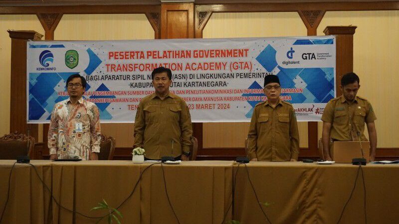 Tingkatkan Kualitas ASN, Pemkab Kukar Gelar Pelatihan Government Transformation Academy