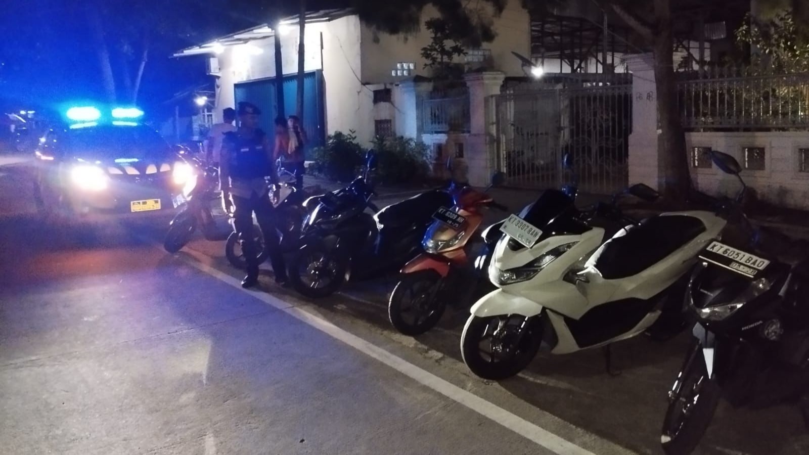 Terlibat Balap Liar, Enam Kendaraan Diamankan Polisi di Sungai Pinang