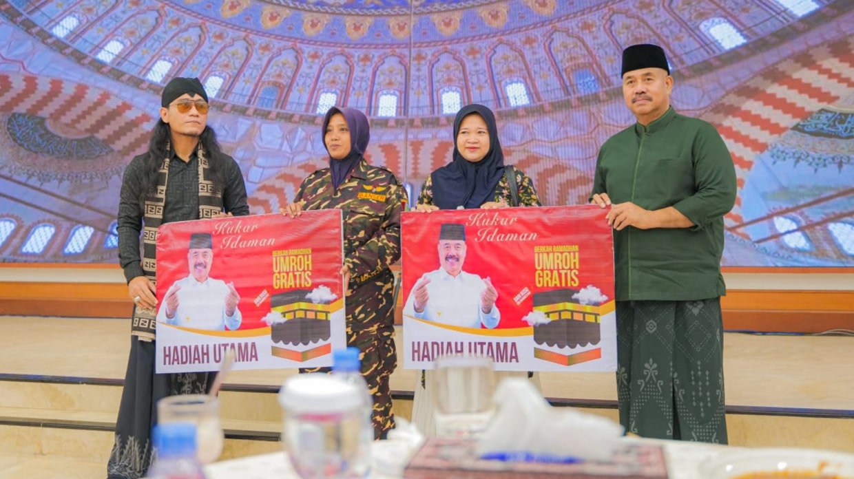 Momen Haru di Buka Puasa Bersama Bupati Kukar, Ibu Hamil Menangkan Hadiah Umrah