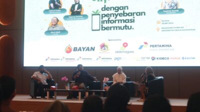 Seminar AJI Balikpapan Goes to Campus: Pentingnya Saring Sebelum Sharing