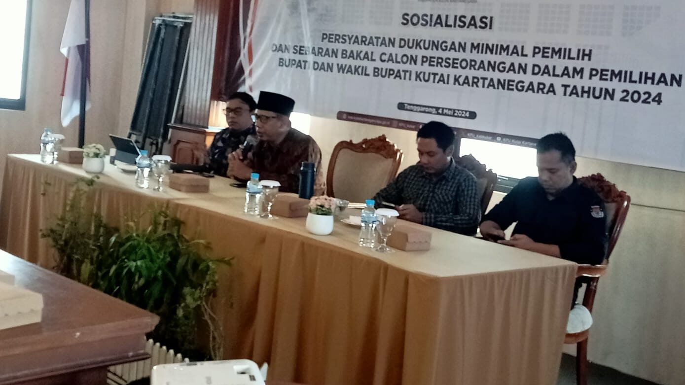 KPU Kukar Sosialisasikan Persyaratan Dukungan Pemilih dan Sebaran Balon Perseorangan Pilkada