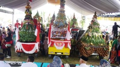 Kirab Budaya Meriahkan HUT Ke-44 Desa Bangun Rejo