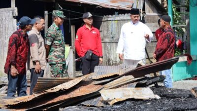 Bupati Kukar Salurkan Bantuan untuk Korban Kebakaran di Kelurahan Jahab
