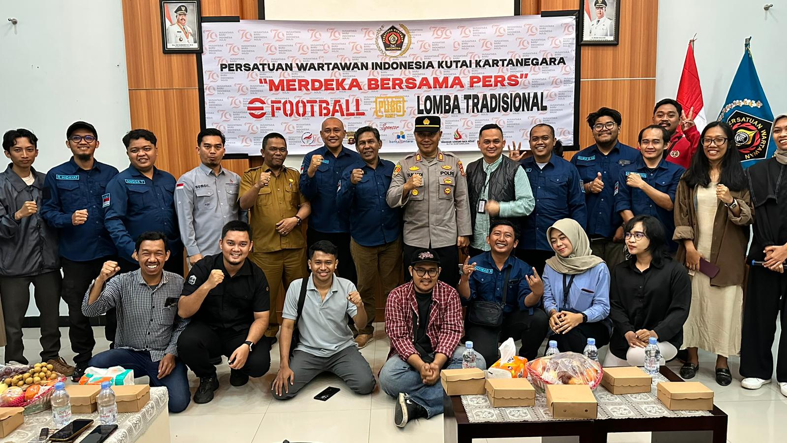 Merdeka Bersama Pers, PWI Kukar Gelar Lomba HUT Ke-79 RI