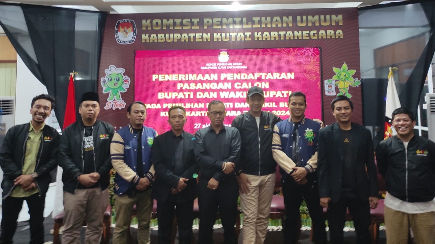 KPU Kukar Tutup Masa Pendaftaran, Tiga Bapaslon Maju Pilkada