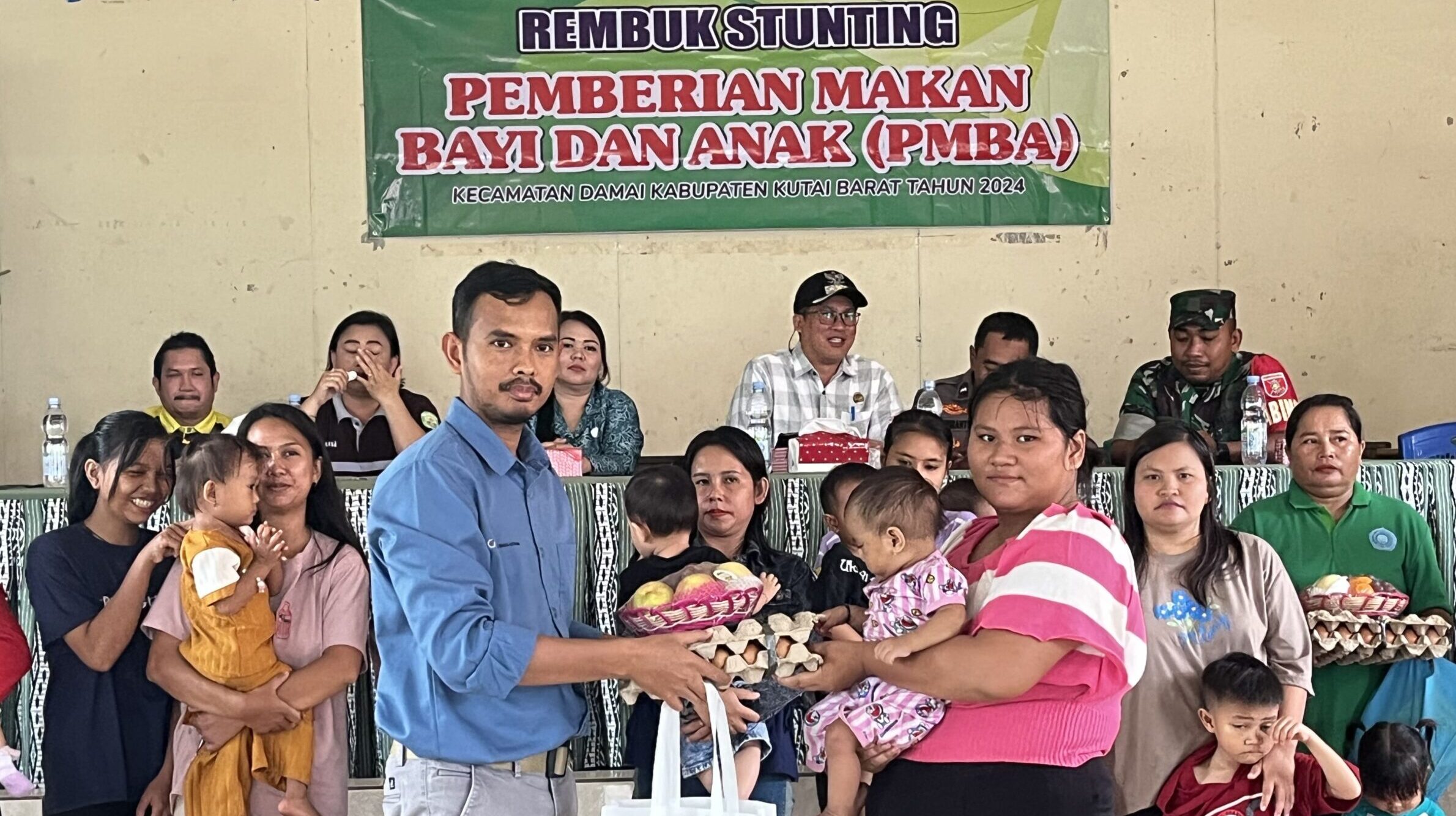 Dukung Pencegahan Stunting di Kubar, GBU Beri Bantuan Makanan Bergizi untuk Balita