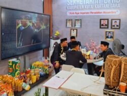 Sekretariat DPRD Kukar Meriahkan Expo Erau Adat Kutai di Rondong Demang