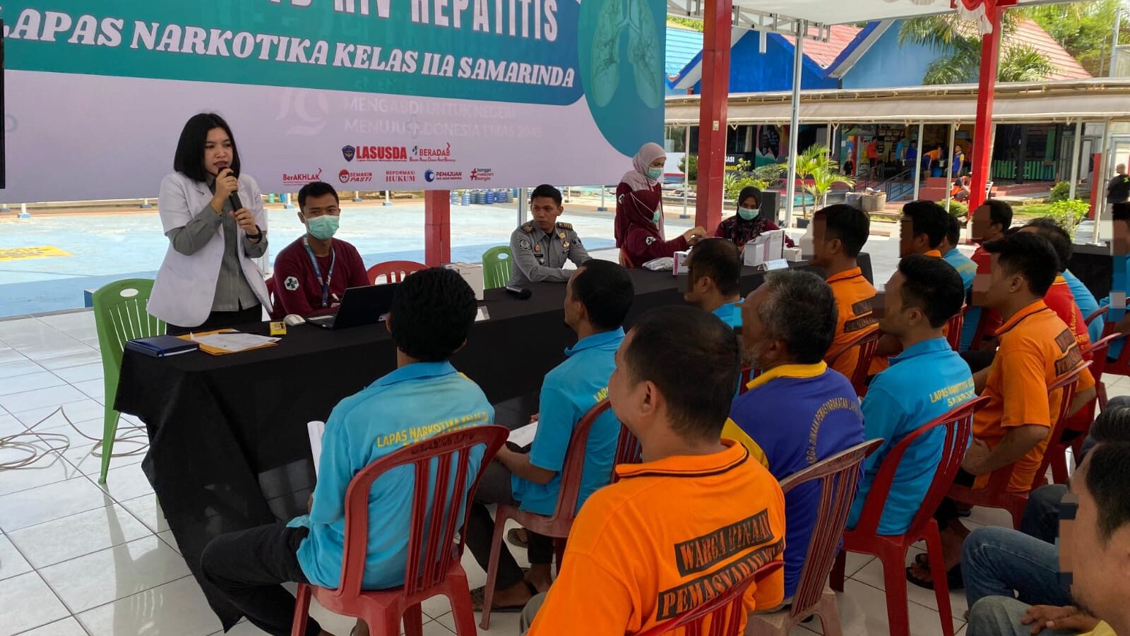 Cegah Penyakit Menular, Lapas Kerja Sama Dinkes Samarinda Skrining pada WBP