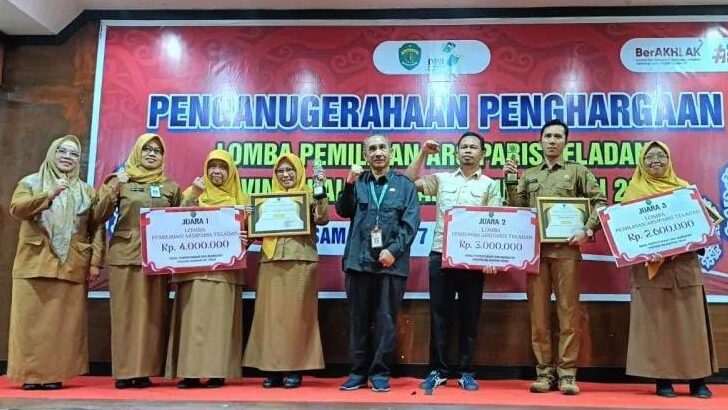 Tingkatkan Kualitas SDM, DPK Kaltim Berikan Penghargaan dalam Lomba Arsiparis Provinsi