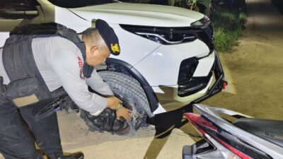 Aksi Kejar-kejaran Warnai Penangkapan Pencuri Mobil Fortuner di Samarinda