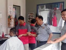 Tingkatkan Keterampilan WBP, Lapas Narkotika Samarinda Buka Pelatihan Barbershop 