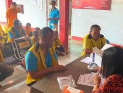 Para Warga Binaan Lapas Narkotika Samarinda Jalani Pemeriksaan HIV, Hasilnya…