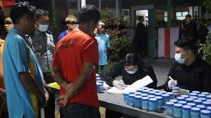 Lapas Narkotika Samarinda Gelar Tes Urine untuk Pegawai dan WBP, Ini Hasilnya