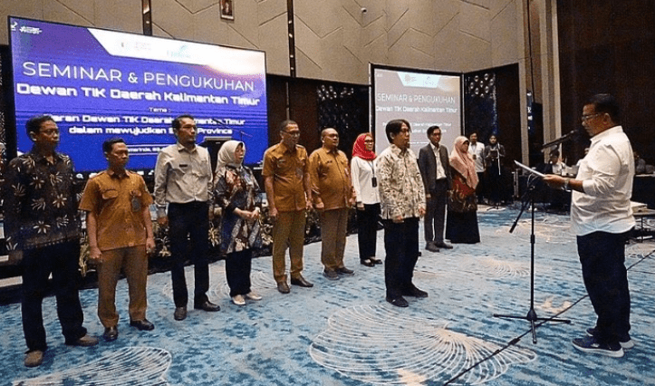 Pj Gubernur Kukuhkan Dewan Teknologi Informasi dan Komunikasi Kaltim, Ini Tugasnya