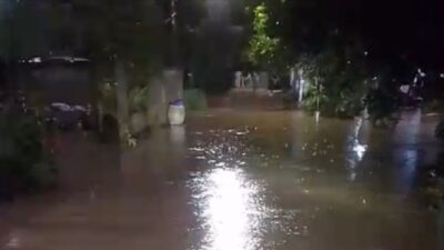 Banjir di Desa Loa Duri Ilir Mulai Surut, Warga Diimbau Tetap Waspada