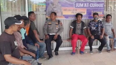 Dengarkan Keluhan Masyarakat, Polsek Samboja Gelar Jumat Curhat