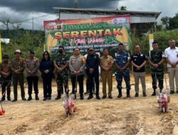 Dukung Swasembada Pangan, Polresta Samarinda Tanam Jagung Serentak di Enam Titik