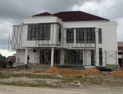 Masuk Tahap Finishing, Pembangunan Kantor Kecamatan Samboja Hampir Rampung 