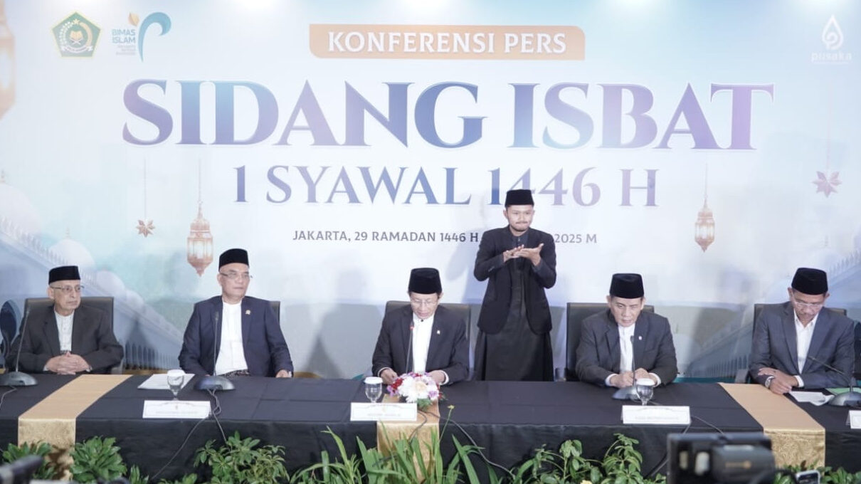 Pemerintah Tetapkan 1 Syawal 1446 H Jatuh pada 31 Maret 2025