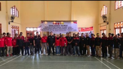 Dukung PSU, Koalisi Ormas Samboja Barat Bersatu Deklarasikan Pilkada Damai