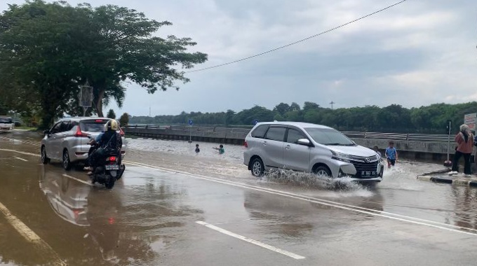Tenggarong Dapat Kiriman Banjir, BPBD Kukar Imbau Warga Tetap Siaga