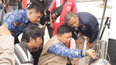 Cegah Kecurangan BBM, Diskukmperindag dan Polisi Gelar Inspeksi di Dua SPBU Penajam
