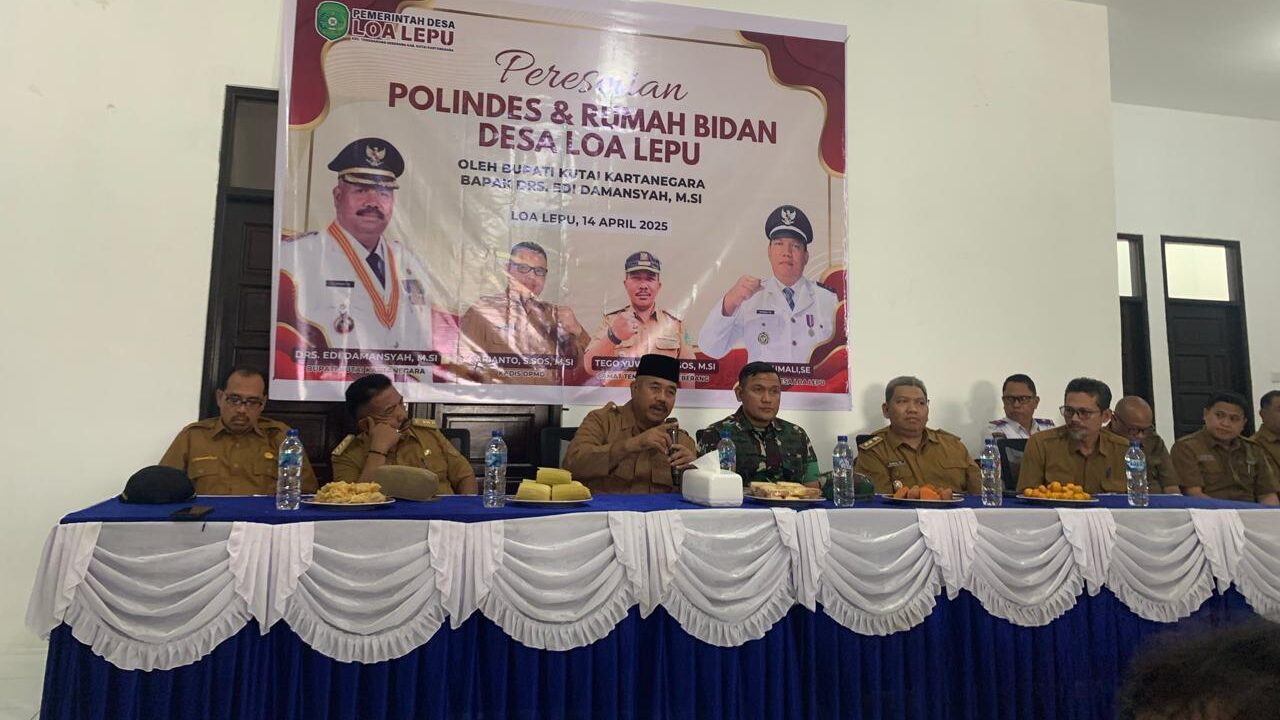 Polindes Desa Loa Lepu Diresmikan, Bupati Harap Jadi Role Model di Kukar