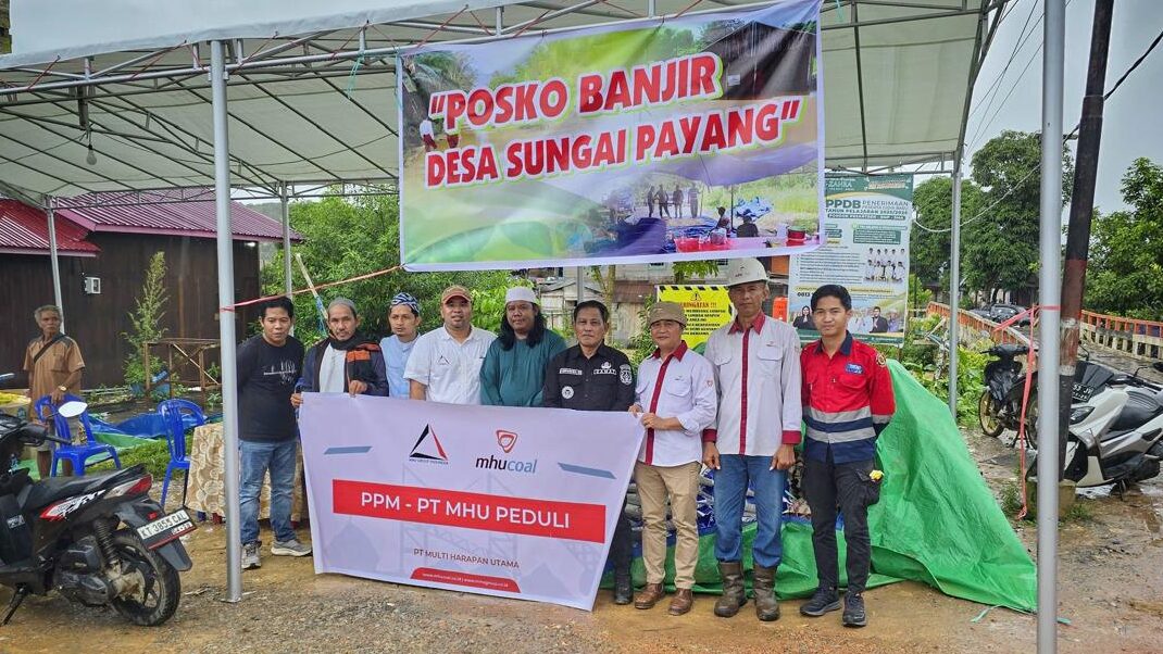 MHU Salurkan Bantuan untuk Korban Banjir di Kutai Kartanegara 