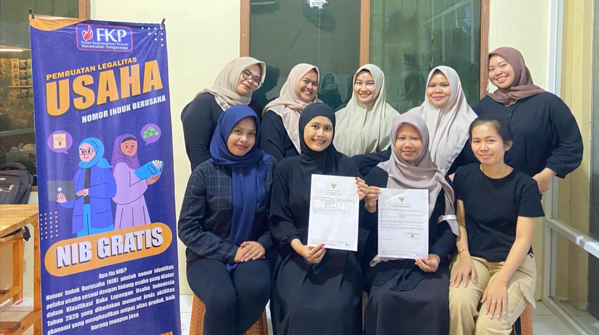 Dorong UMKM Tertib Administrasi, FKP Sangasanga Gelar Pembuatan NIB Gratis
