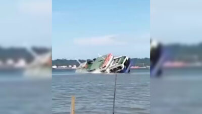 Kapal Feri Tenggelam di Perairan PPU