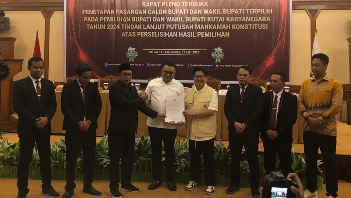 Ditetapkan KPU sebagai Pemenang PSU, Aulia-Rendi Ajak Masyarakat Kukar Lakukan Ini