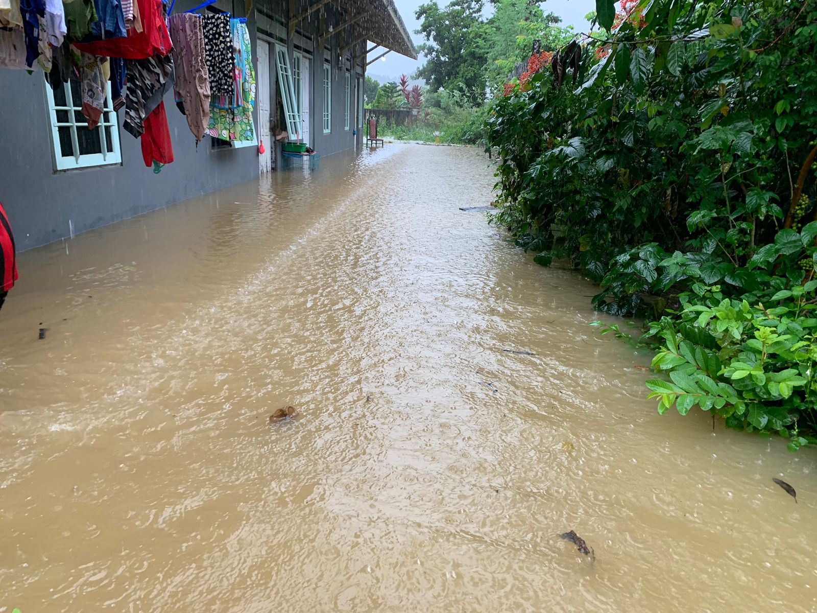 Hujan Deras sejak Dini Hari, Sejumlah Titik di Tenggarong Kebanjiran