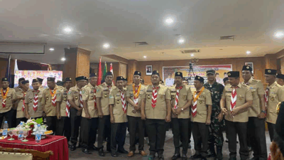 Bupati PPU Lantik Pengurus Pramuka Masa Bakti 2024–2029