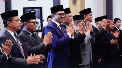 Wali Kota Andi Harun kembali dalam pelantikan 50 pejabat fungsional di lingkungan Pemkot Samarinda, Rabu (11/6/2025). (istimewa)