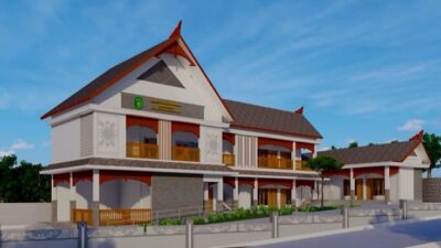 Gedung Baru Kantor Kelurahan Maluhu Padukan Unsur Budaya Lokal