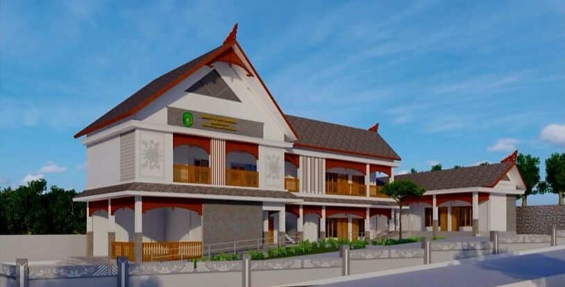 Gedung Baru Kantor Kelurahan Maluhu Padukan Unsur Budaya Lokal