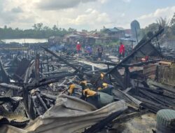 Kebakaran di Sangasanga Tewaskan Lansia, Warga Selamatkan Diri Terjun ke Sungai
