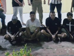 Polsek Loa Janan Tangkap Empat Pelaku Pencurian Genset Senilai Rp121 Juta