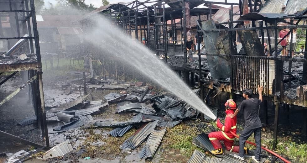 Sebulu Membara, Si Jago Merah Lalap Empat Rumah di Desa Segihan