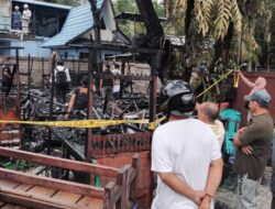 Kebakaran Landa Pusat Kuliner Gubah Balikpapan, 34 Rombong Ludes Terbakar