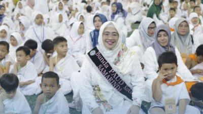 Bangun Ketaatan sejak Usia Dini, Ribuan Anak Ikuti Manasik Haji Cilik 2025