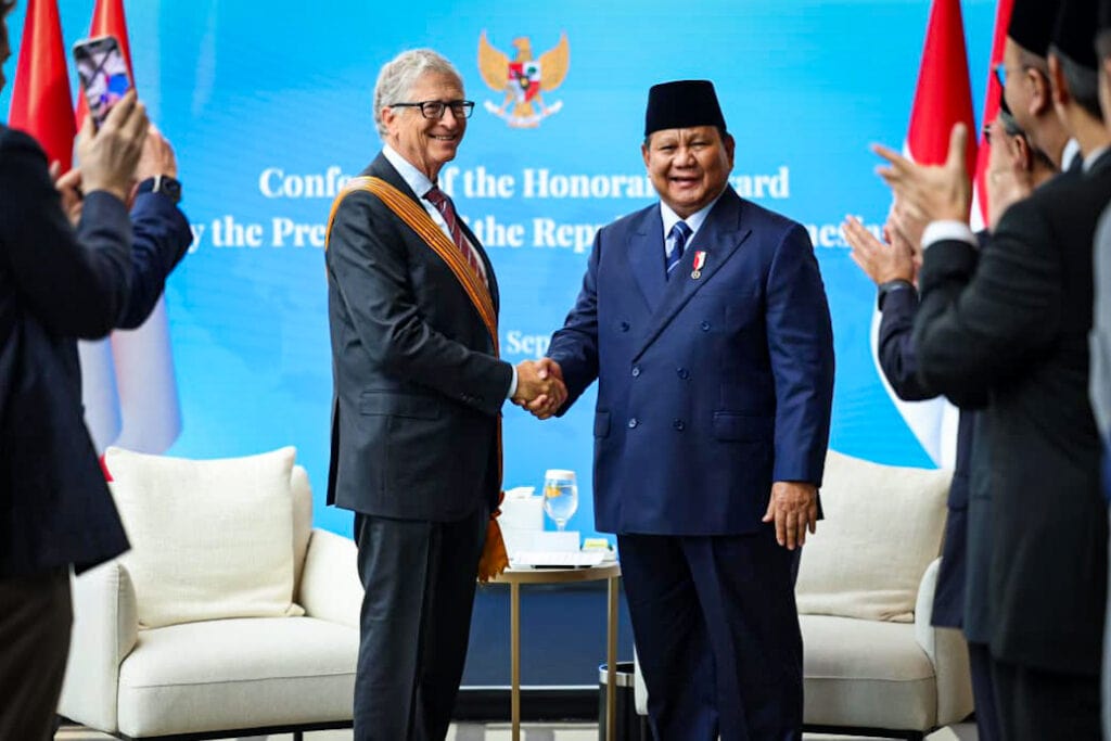 Prabowo Anugerahkan Bintang Jasa Utama kepada Tokoh Filantropi Dunia Bill Gates, Ini Alasannya
