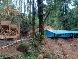 Polisi Gerebek Tambang Emas Ilegal di Tabang, Amankan Alat Berat dan Sejumlah Pekerja