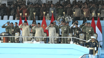 HUT Ke-80 TNI, Prabowo Tegaskan Pentingnya Kepemimpinan Berlandaskan Keteladanan dan Profesionalisme