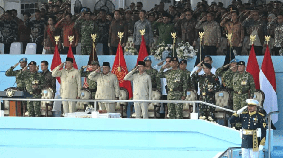 HUT Ke-80 TNI, Prabowo Tegaskan Pentingnya Kepemimpinan Berlandaskan Keteladanan dan Profesionalisme
