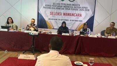 Seleksi KPID Kaltim Masuki Tahap Wawancara, 43 Peserta Berebut Kursi Komisioner