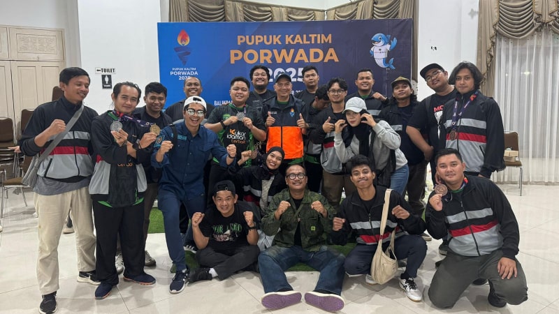 Bawa Pulang Tujuh Medali, PWI Kukar Tembus Tiga Besar Porwada Kaltim 2025