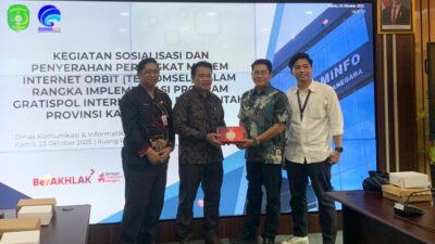 Pemkab Kukar Dukung Program Internet Desa, 29 Desa Terima Bantuan Perangkat Orbit
