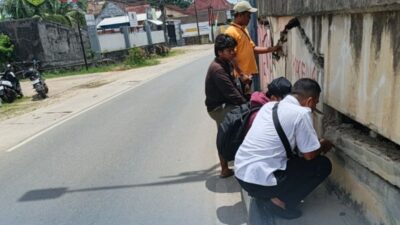 Dinding Luar Fly Over Air Hitam Retak, Pemkot Samarinda Investigasi Penyebabnya